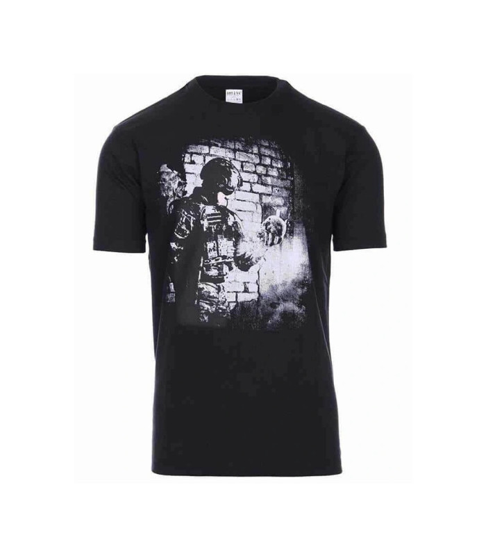 101 INC Soldier Skull T-Shirt Cotton Short Sleeve | Sabotage Oddal