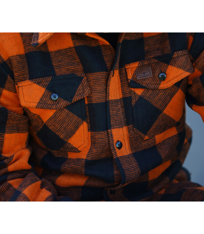 Longhorn Lumberjack Flannel Shirt Cotton | Sabotage Oddal