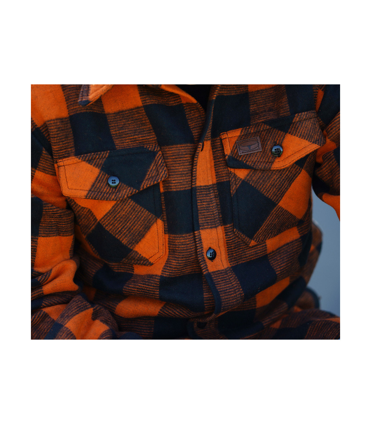 Longhorn Lumberjack Flannel Shirt Cotton | Sabotage Oddal