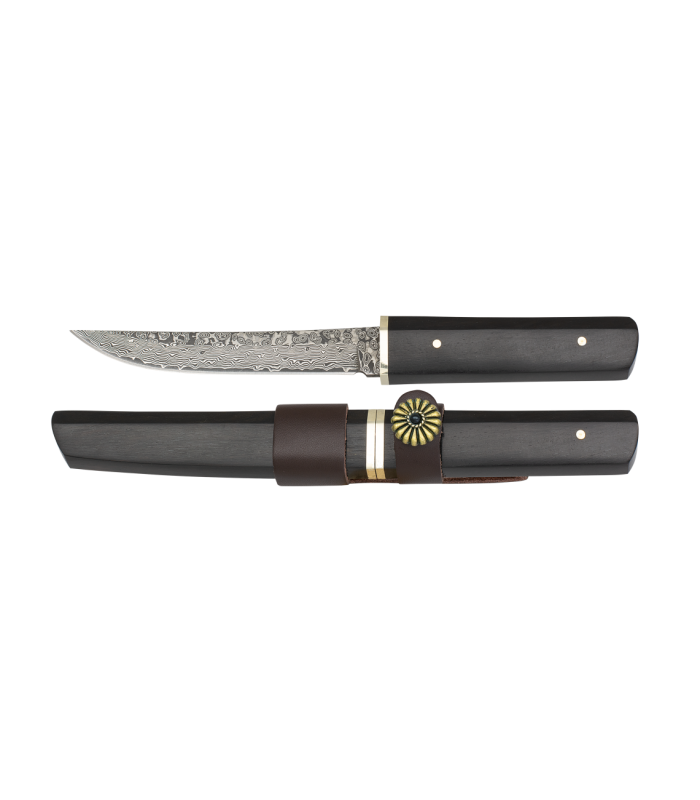 ΜΑΧΑΙΡΙ ALBAINOX Fine wood damascus knife. Blade 11.6 cm, 32701