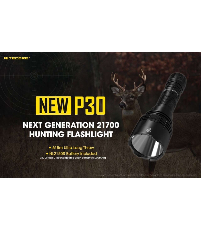NITECORE P30 NEW + NL2150R