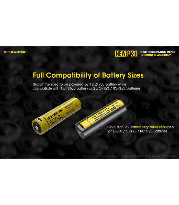 NITECORE P30 NEW + NL2150R