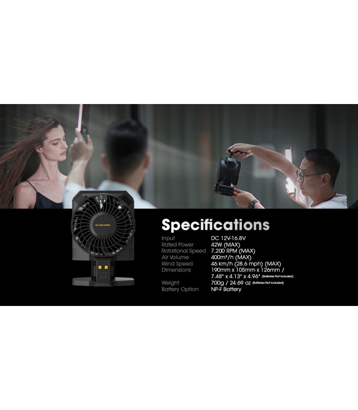 CineWind Photography Fan, CW30