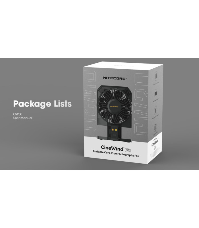 CineWind Photography Fan, CW30