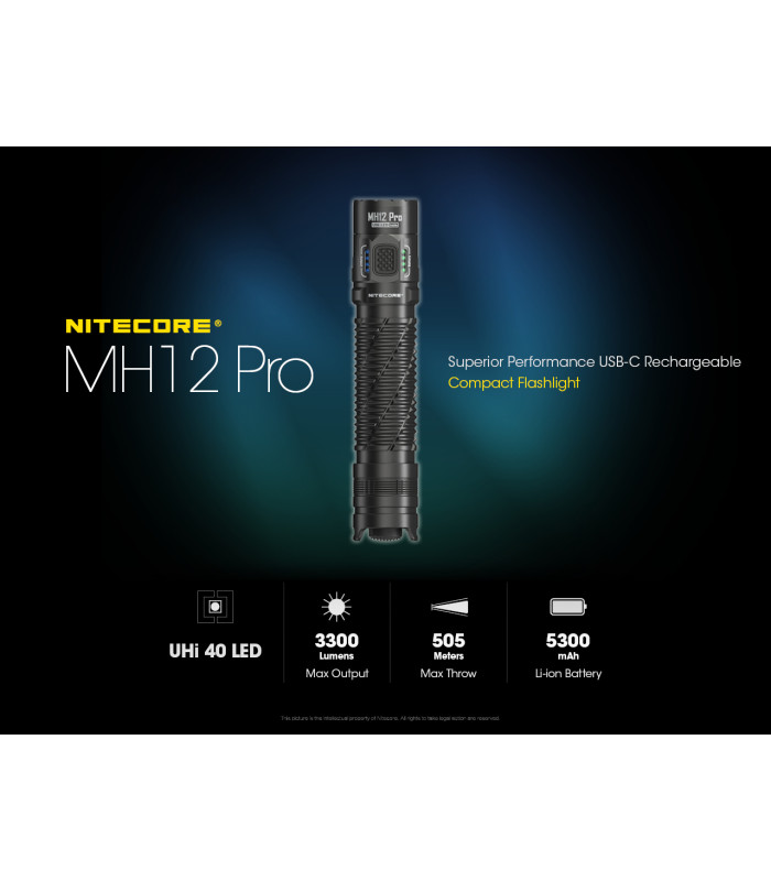 ΦΑΚΟΣ LED NITECORE MULTI TASK HYBRID MH12PRO