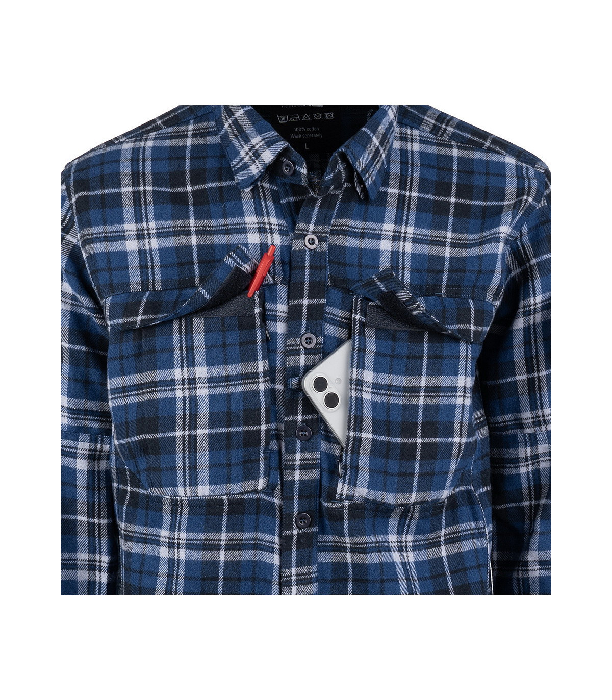 Πουκάμισο TF-2215 Contractor Shirt Φανελένιο Βαμβακερό | Sabotage Oddal