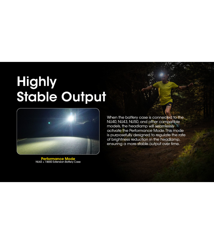 Extension battery case 18650