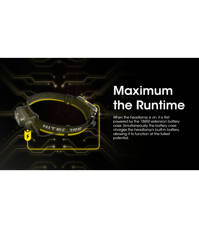 Extension battery case 18650