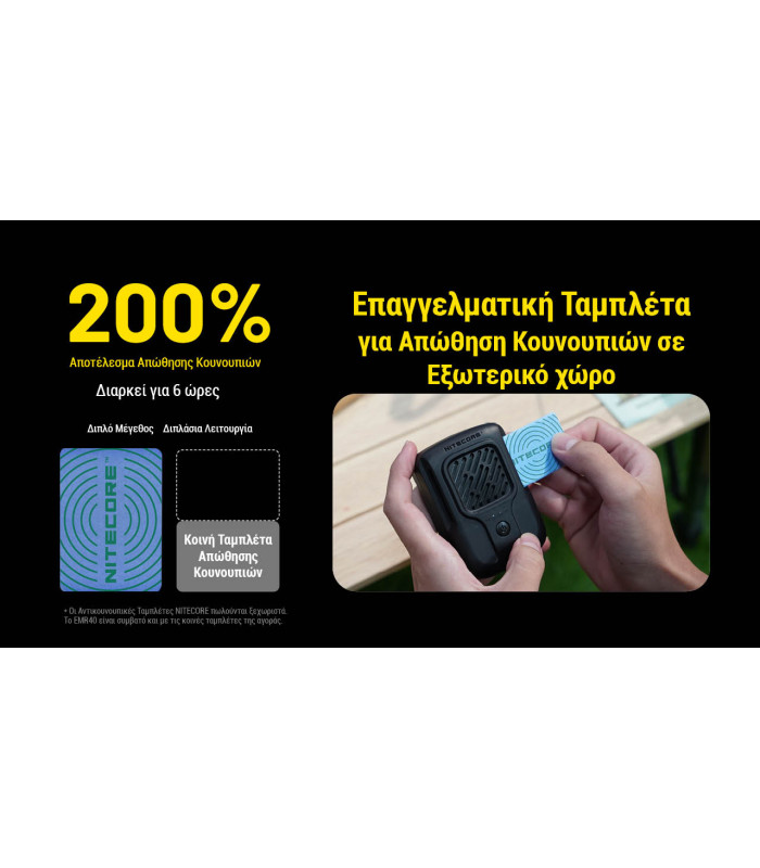 ΑΠΩΘΗΤΗΣ ΕΝΤΟΜΩΝ NITECORE EMR40