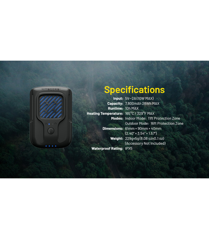 ΑΠΩΘΗΤΗΣ ΕΝΤΟΜΩΝ NITECORE EMR40