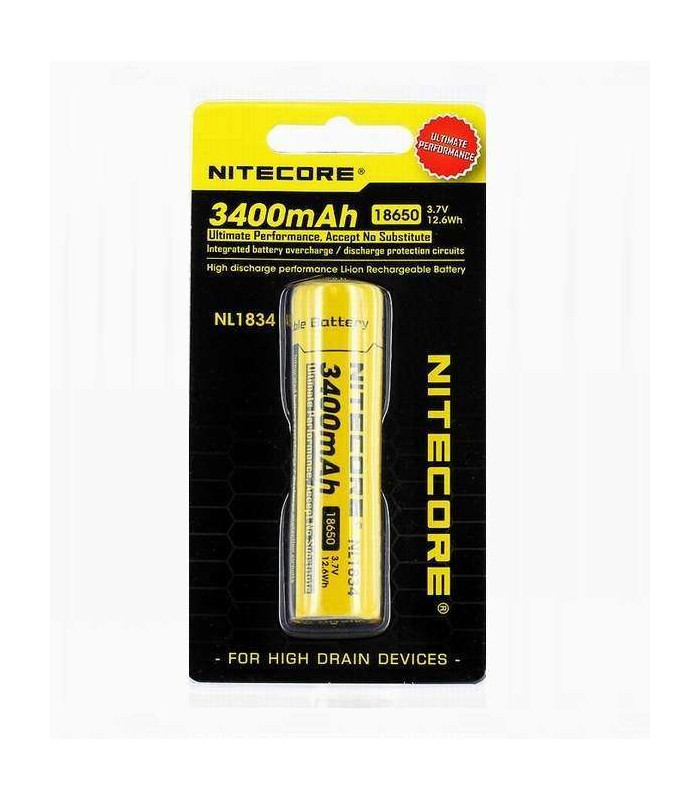 NITECORE NL 1834 BATTERY 18650 - 3400 mAh