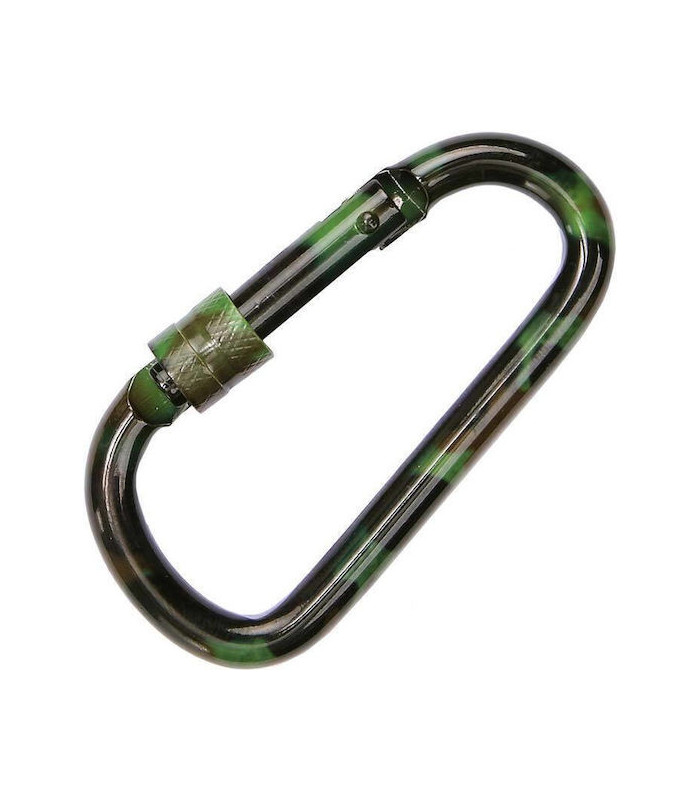 Κρίκος Μεταλλικός Καραμπίνερ Fosco Industries Carabiner Nut Lock Με Βιδωτό Κλείδωμα | Sabotage Oddal