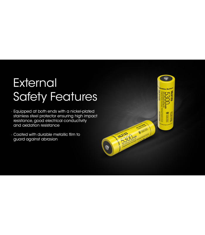 ΜΠΑΤΑΡΙΑ NITECORE 21700/ 5300mAh (τιμή τεμαχίου)