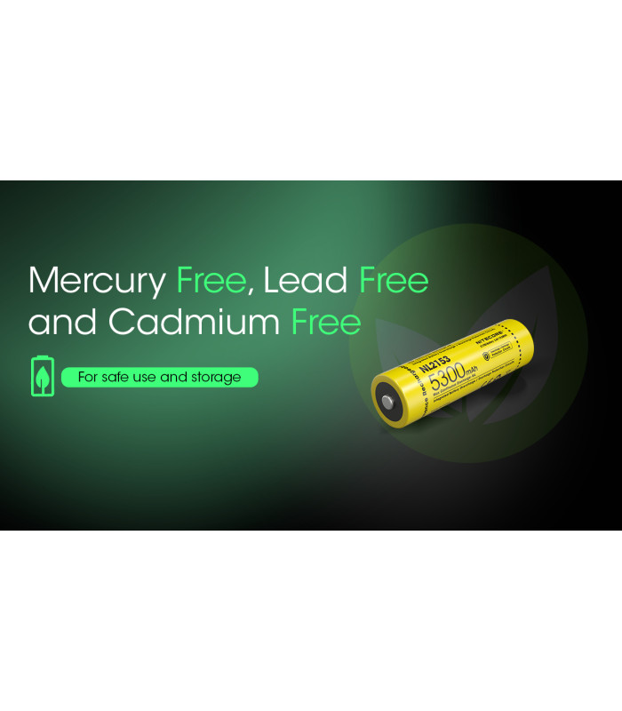 ΜΠΑΤΑΡΙΑ NITECORE 21700/ 5300mAh (τιμή τεμαχίου)