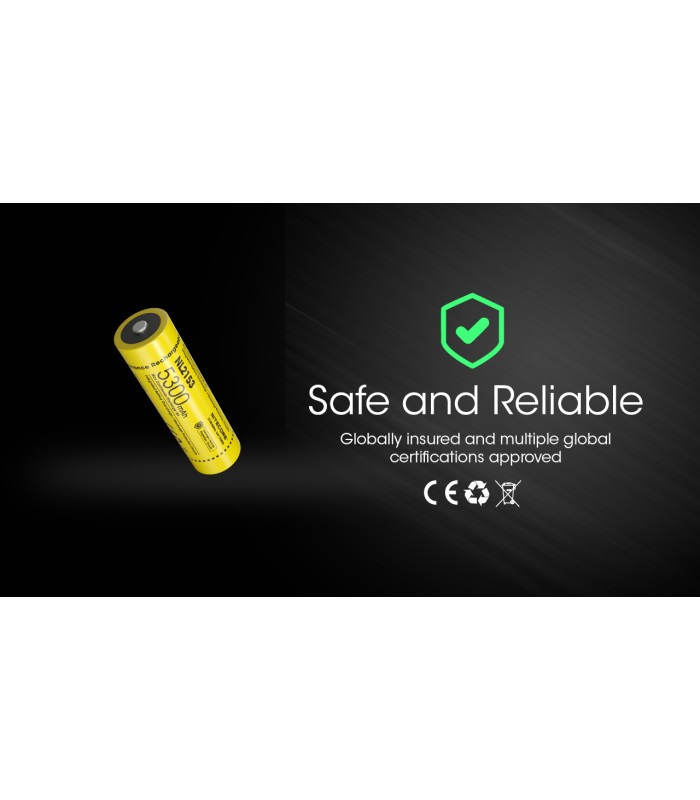 ΜΠΑΤΑΡΙΑ NITECORE 21700/ 5300mAh (τιμή τεμαχίου)