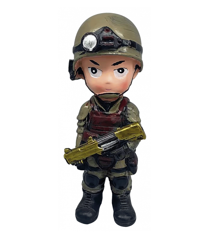 ΦΙΓΟΥΡΑ ΔΙΑΚΟΣΜΗΤΙΚΗ TOLE10, Resin figure. 16 cm. "American Corps", 39436