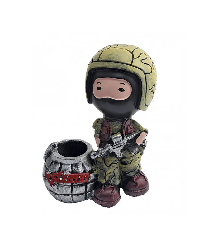 ΦΙΓΟΥΡΑ ΔΙΑΚΟΣΜΗΤΙΚΗ TOLE10, Figure pen holder. "American Corps", 39431