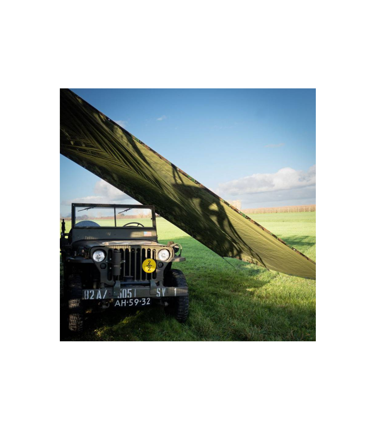 Τέντα Επιβίωσης Fosco Tarpaulin Tarp 3 x 2 m Αδιάβροχη | Sabotage Oddal