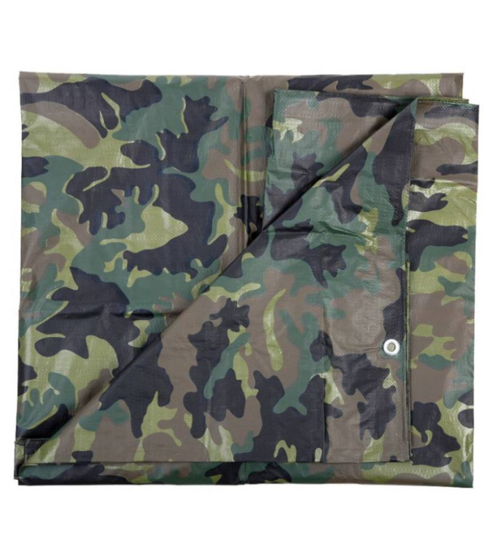 Fosco Industries Survival Tarp Tarpaulin 3 x 2 m Waterproof  Sabotage Oddal