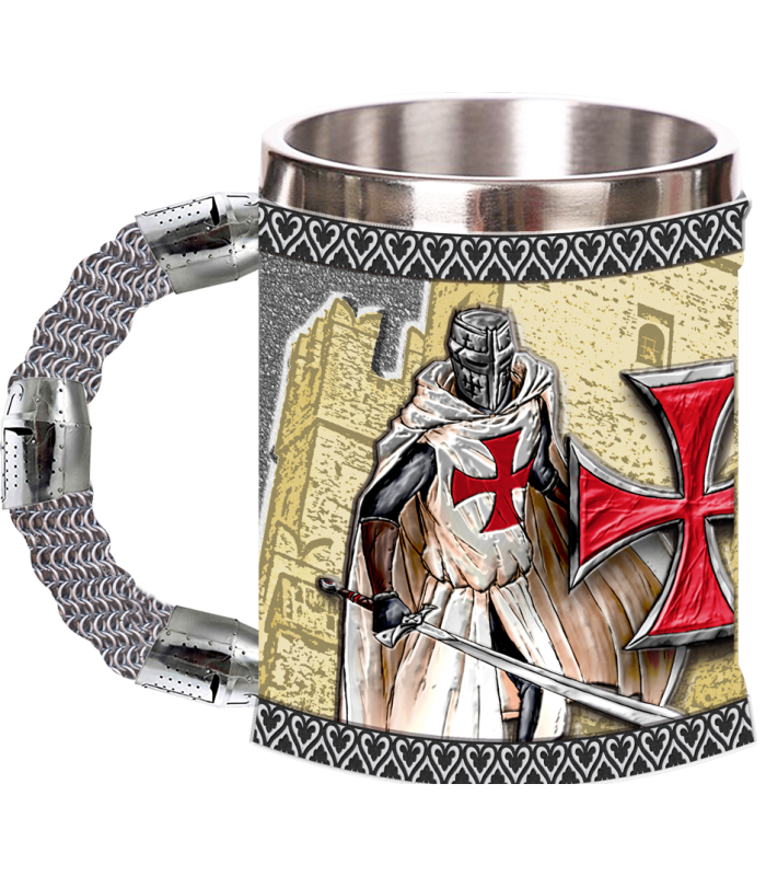ΠΟΤΗΡΙ ΔΙΑΚΟΣΜΗΤΙΚΟ TOLE10 Resin mug. Knight Templar, 39151