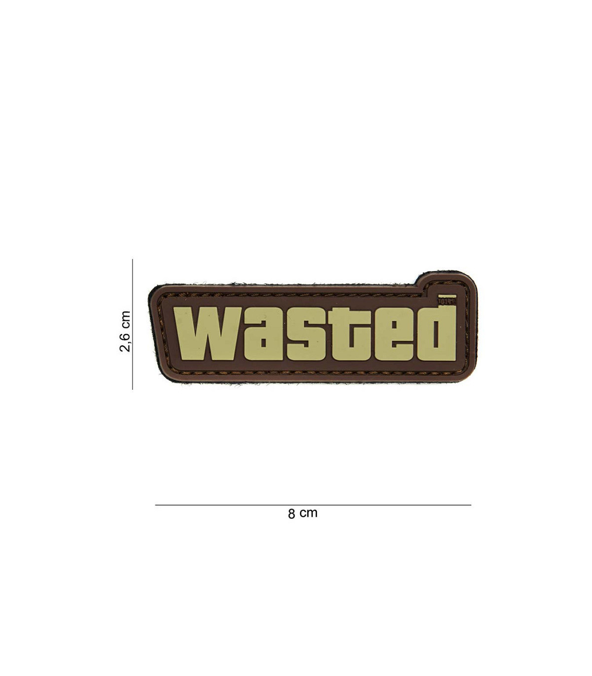 101 INC Decorative  Patch 3D PVC Wasted | Sabotage Oddal