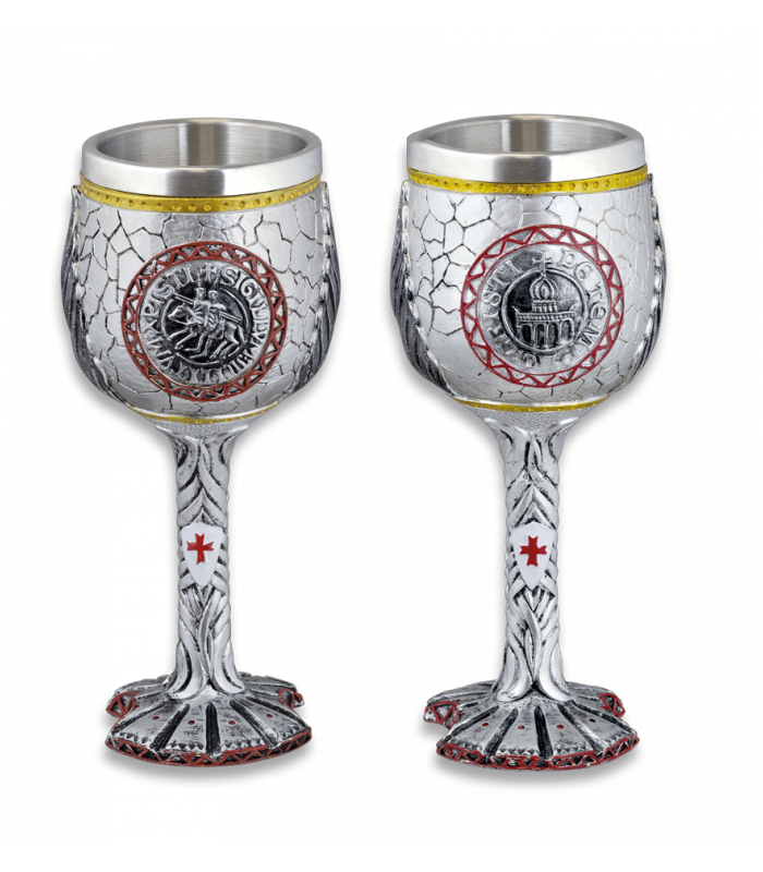 ΠΟΤΗΡΙ ΔΙΑΚΟΣΜΗΤΙΚΟ TOLE10 Resin goblet. Sigillum Militum Xpisti, 39073