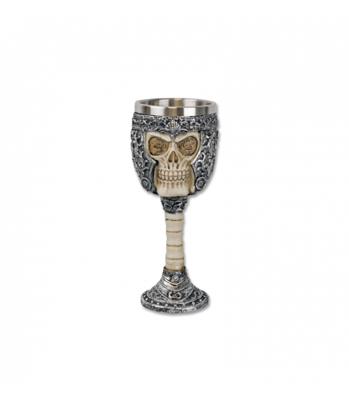 ΠΟΤΗΡΙ ΔΙΑΚΟΣΜΗΤΙΚΟ TOLE10 Skull decoration cup. 19 cm, 39033