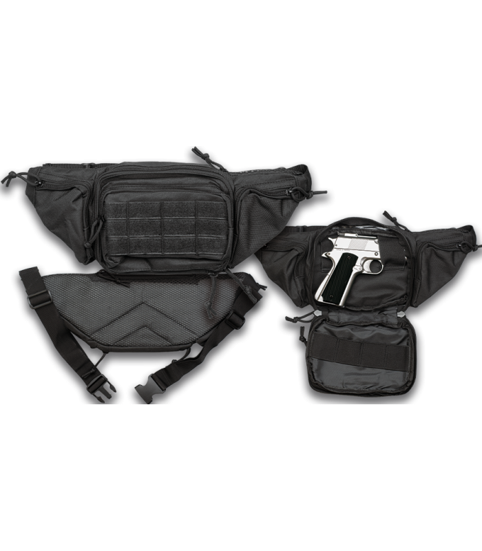 Τσαντάκι Multifunction BARBARIC, fanny pack for gun. Black, 34984