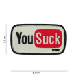 ΔΙΑΚΟΣΜΗΤΙΚΟ ΣΗΜΑ 101 INC PATCH 3D PVC YOU SUCK