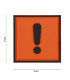 101 INC Decorative Patch 3D PVC Caution | Sabotage Oddal