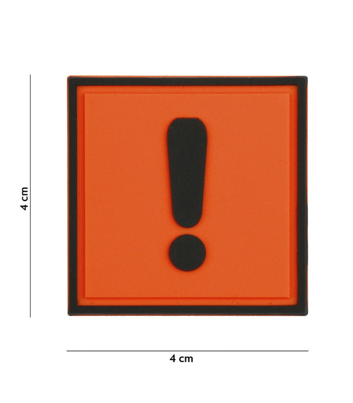 101 INC Decorative Patch 3D PVC Caution | Sabotage Oddal