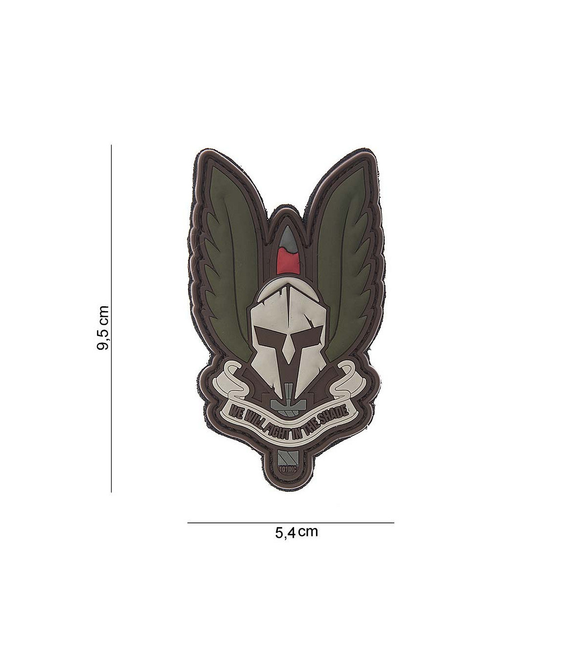 Διακοσμητικό Σήμα 101 INC Patch 3D PVC Spartan | Sabotage Oddal
