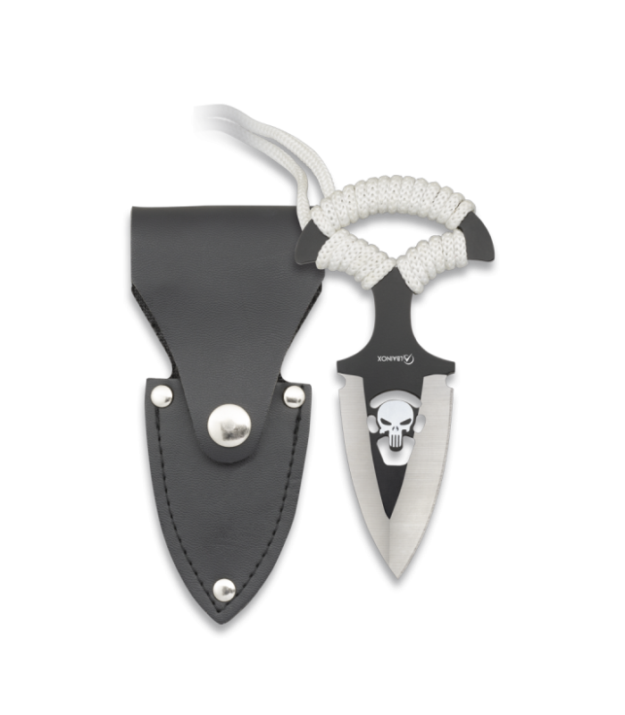 ΜΑΧΑΙΡΙ ALBAINOX Skull knife. ABS sheath. Bl 6.5, 32452