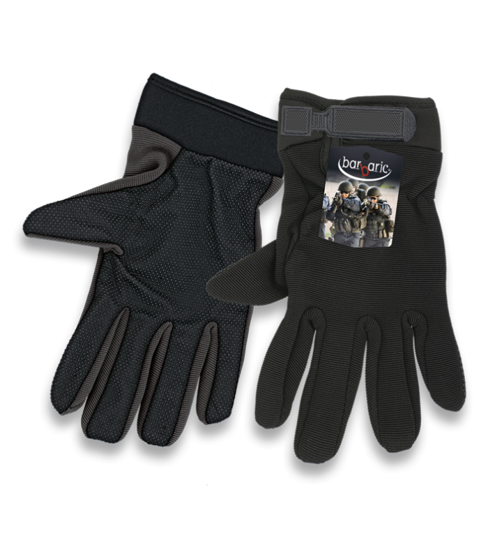 ΓΑΝΤΙΑ Tactical Gloves BARBARIC black, 30594-NE