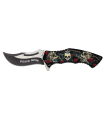 Σουγιάς Albainox 3D Skulls+Roses pocket knife
