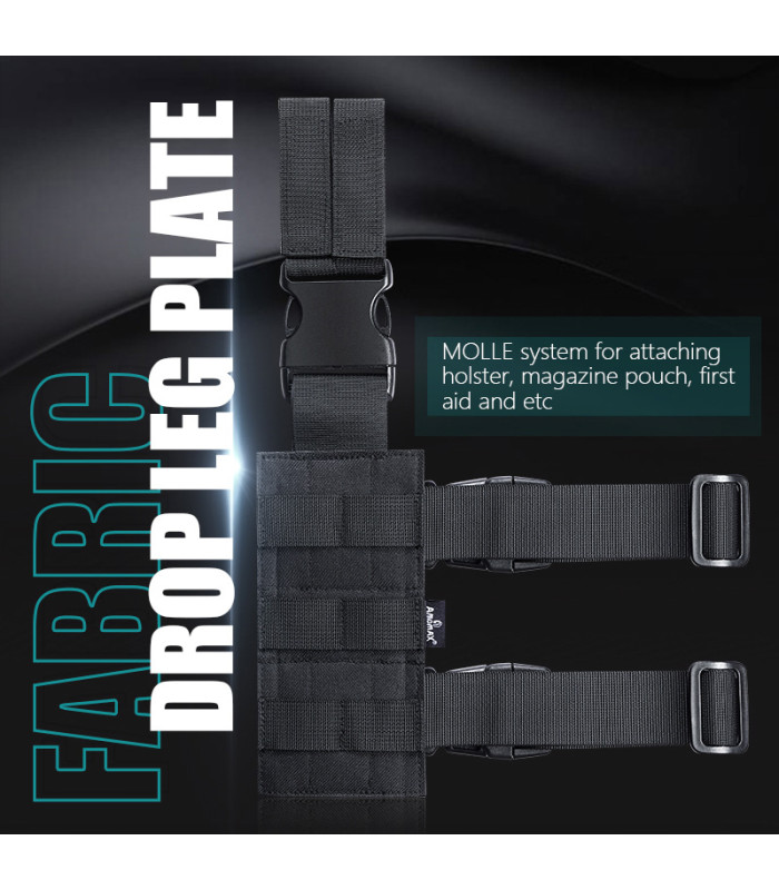 ΒΑΣΗ Μηρού AMOMAX Ύφασμα - Black