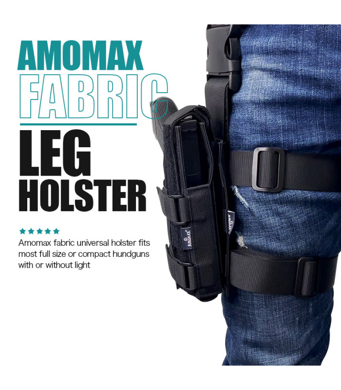 ΒΑΣΗ Μηρού AMOMAX Ύφασμα - Black