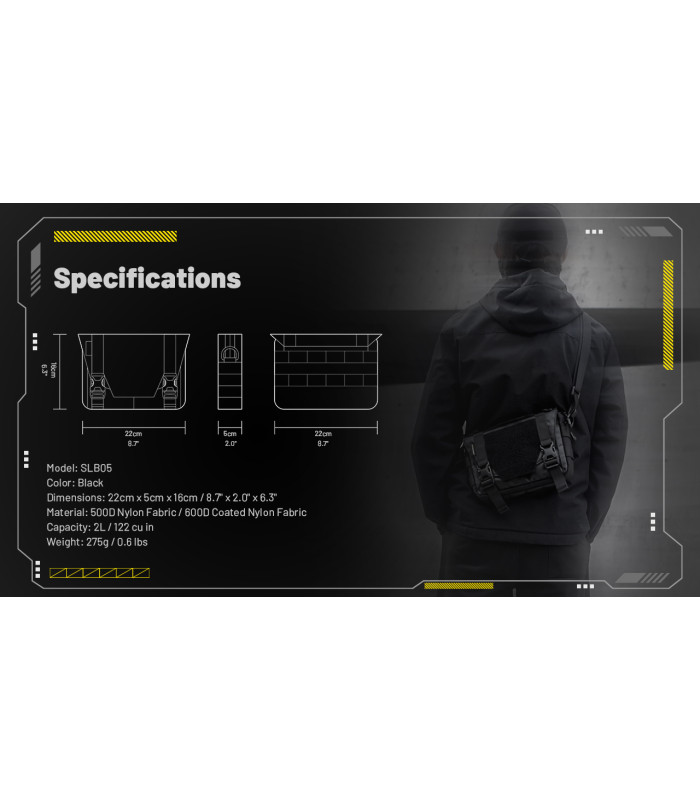 ΤΣΑΝΤΑΚΙ NITECORE EDC, SLB05, ILLUSION