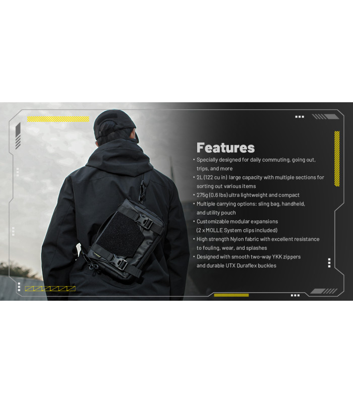 ΤΣΑΝΤΑΚΙ NITECORE EDC, SLB05, ILLUSION