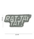 Διακοσμητικό Σήμα 101 INC Patch 3D PVC Rat-Tat Tat | Sabotage Oddal
