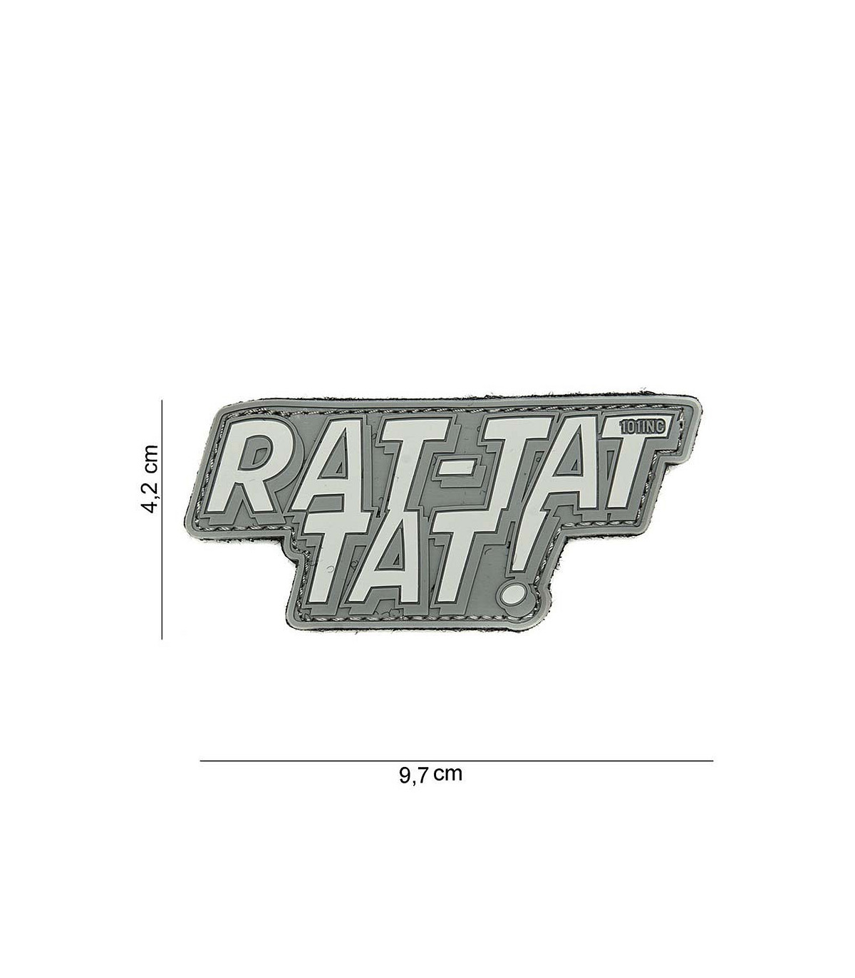 Διακοσμητικό Σήμα 101 INC Patch 3D PVC Rat-Tat Tat | Sabotage Oddal