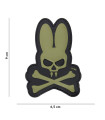 ΔΙΑΚΟΣΜΗΤΙΚΟ ΣΗΜΑ 101 INC PATCH 3D PVC  SKULL BUNNY