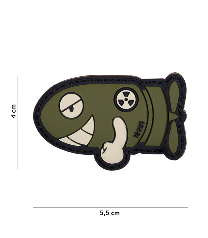 101 INC Decorative Patch 3D PVC Funny Torpedo | Sabotage Oddal