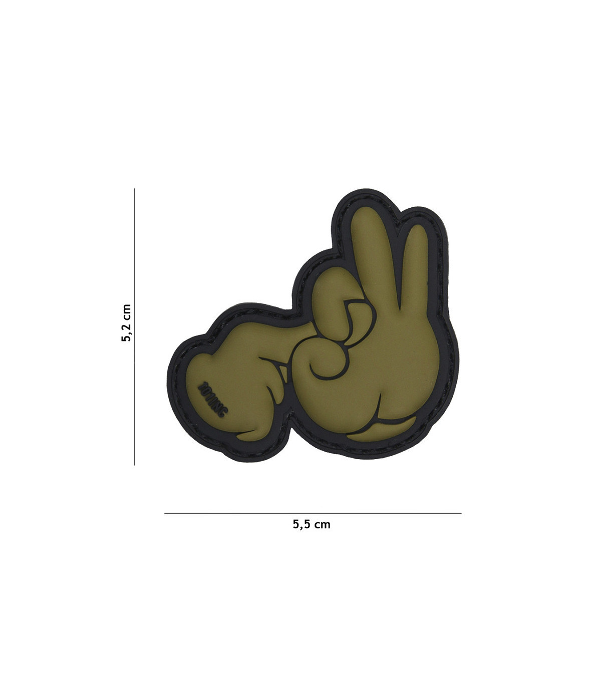 101 INC Decorative Patch 3D PVC Fuck Fingers | Sabotage Oddal
