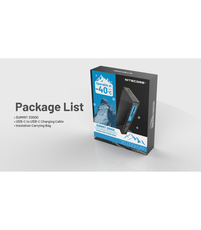 POWER BANK NITECORE SUMMIT 20000