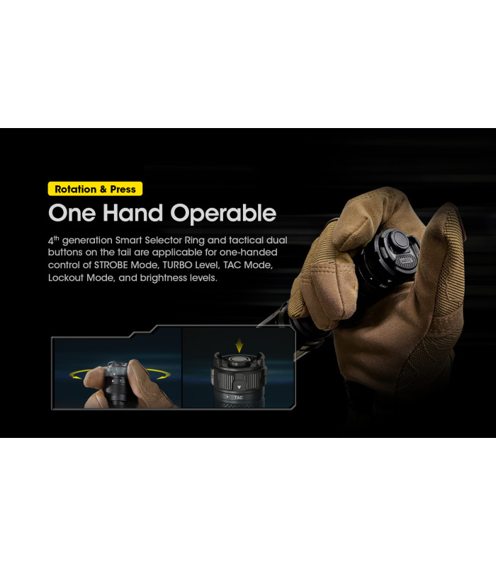 ΦΑΚΟΣ LED NITECORE SMART RING SRT7i , Tactical, 3000Lumens