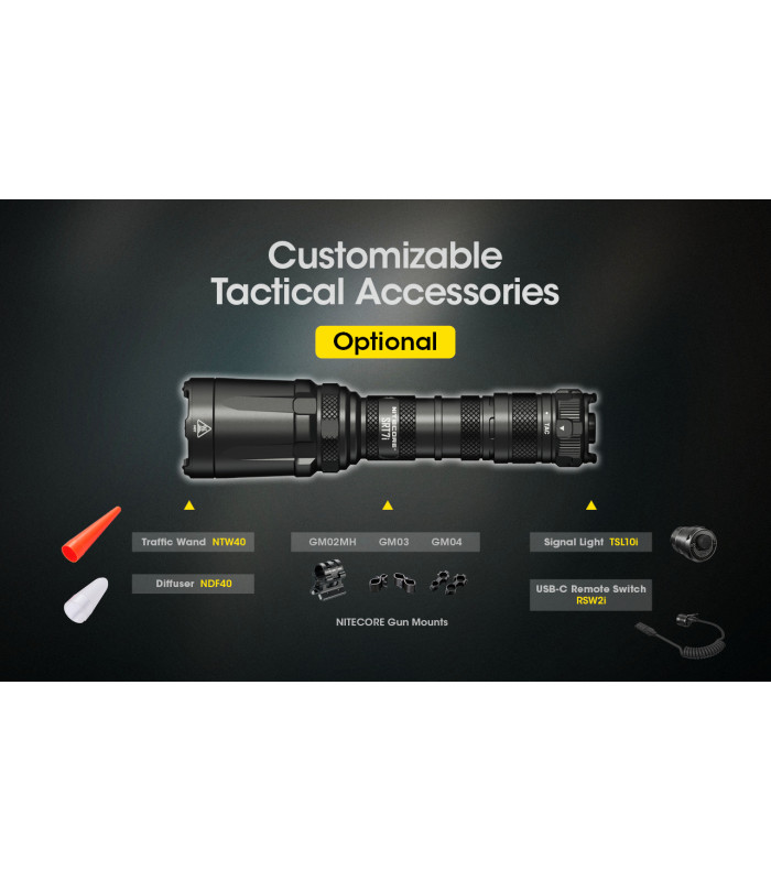 ΦΑΚΟΣ LED NITECORE SMART RING SRT7i , Tactical, 3000Lumens
