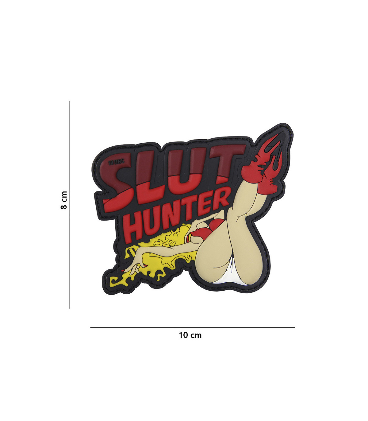 Διακοσμητικό Σήμα 101 INC Patch 3D PVC Slut Hunter | Sabotage Oddal