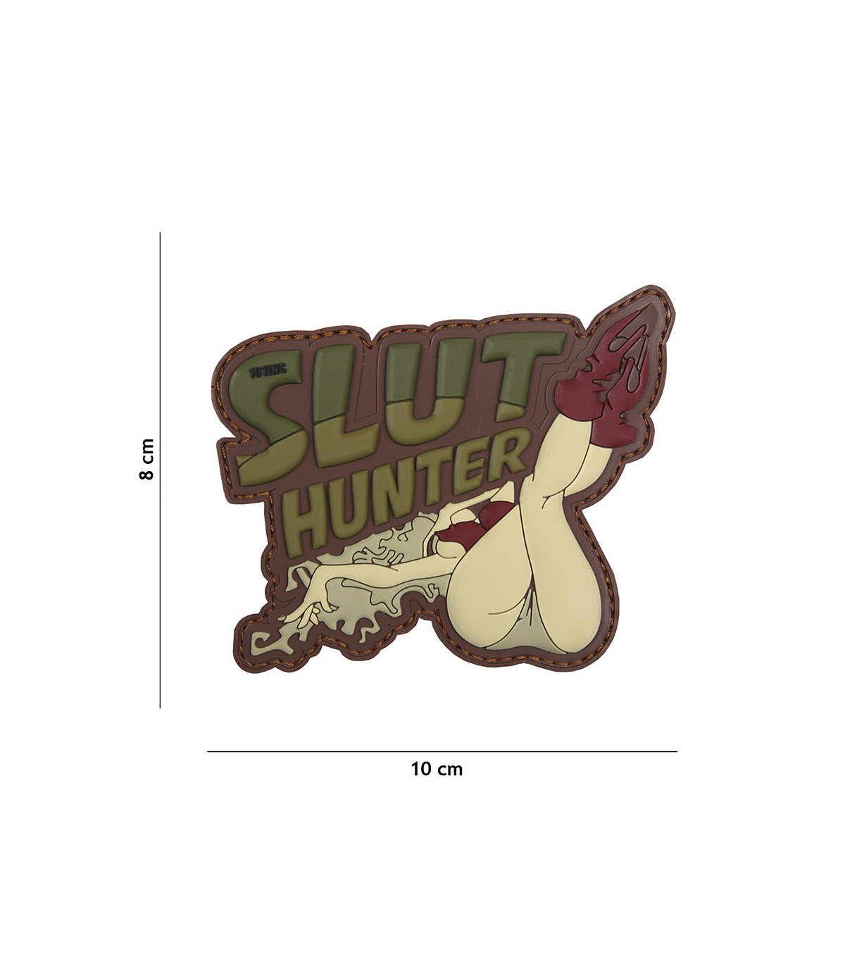 101 INC Decorative Patch 3D PVC Slut Hunter | Sabotage Oddal