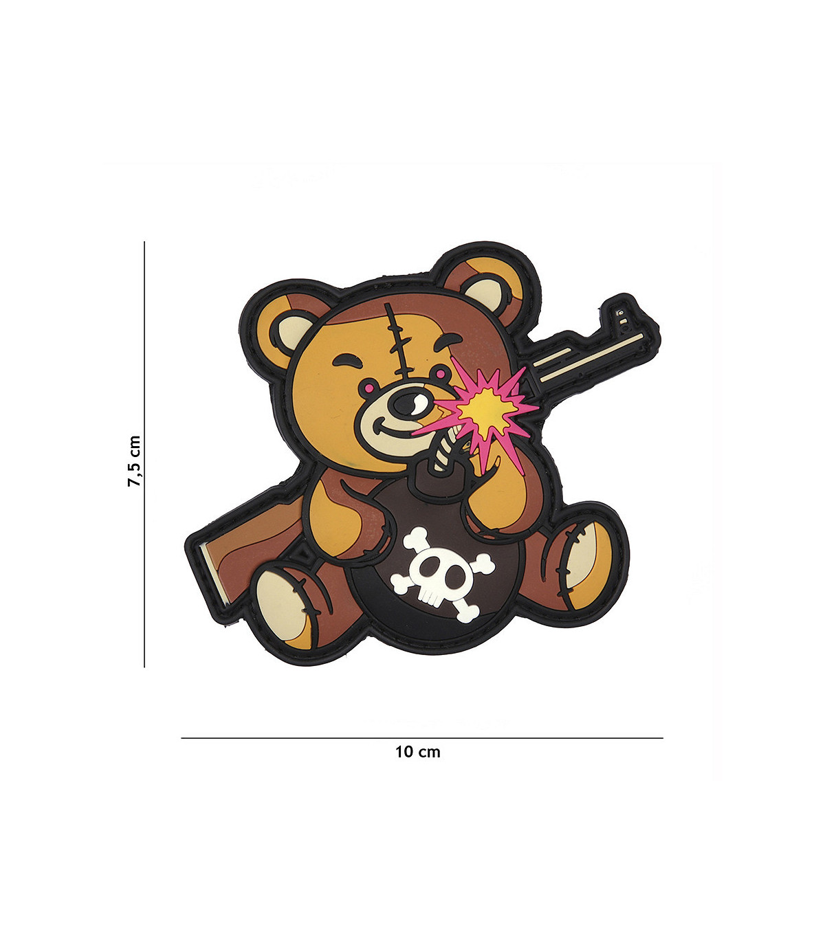 101 INC Decorative Patch 3D PVC Terror Teddy | Sabotage Oddal
